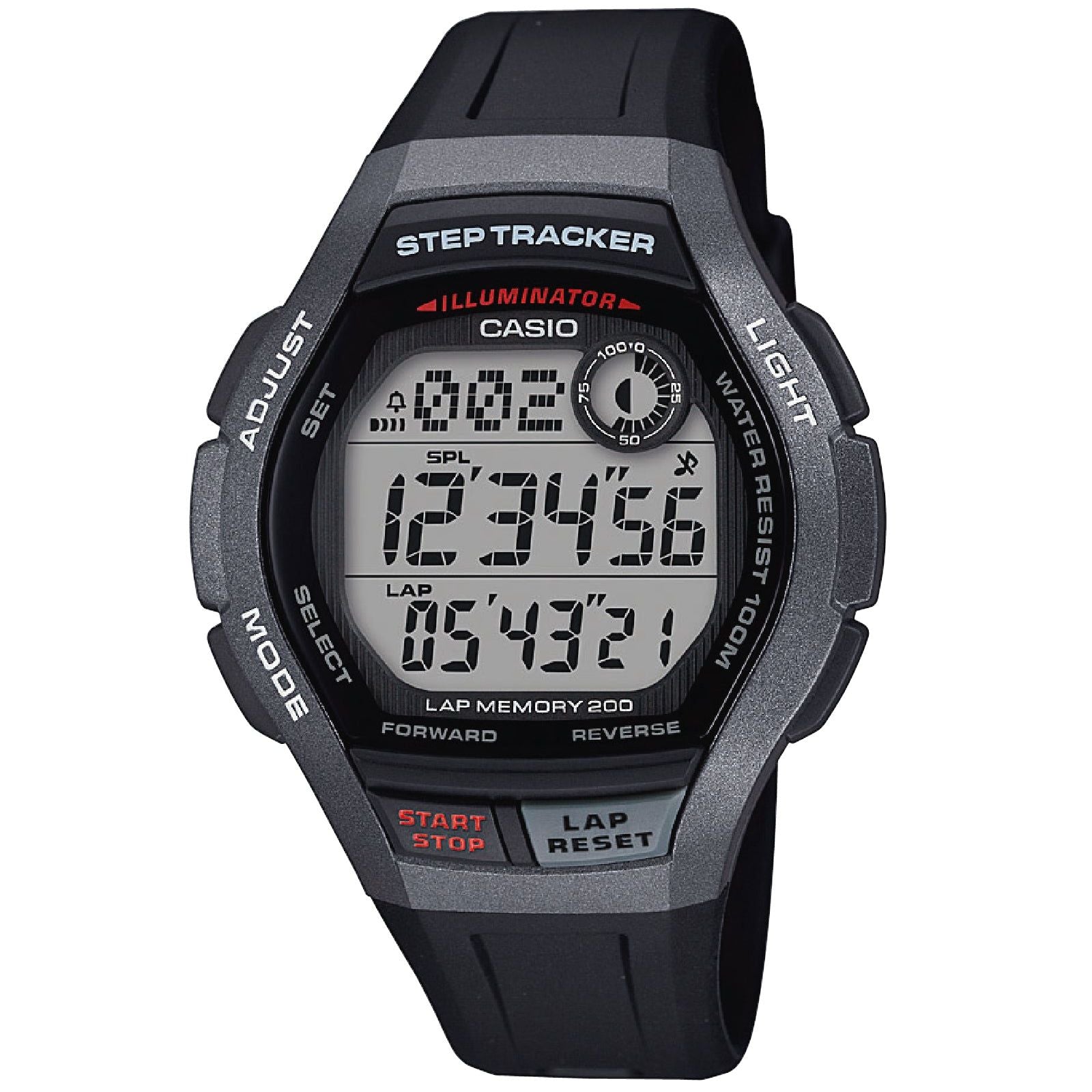 Orologio digitale Casio Collection da uomo WS-2000H-1AVEF-1